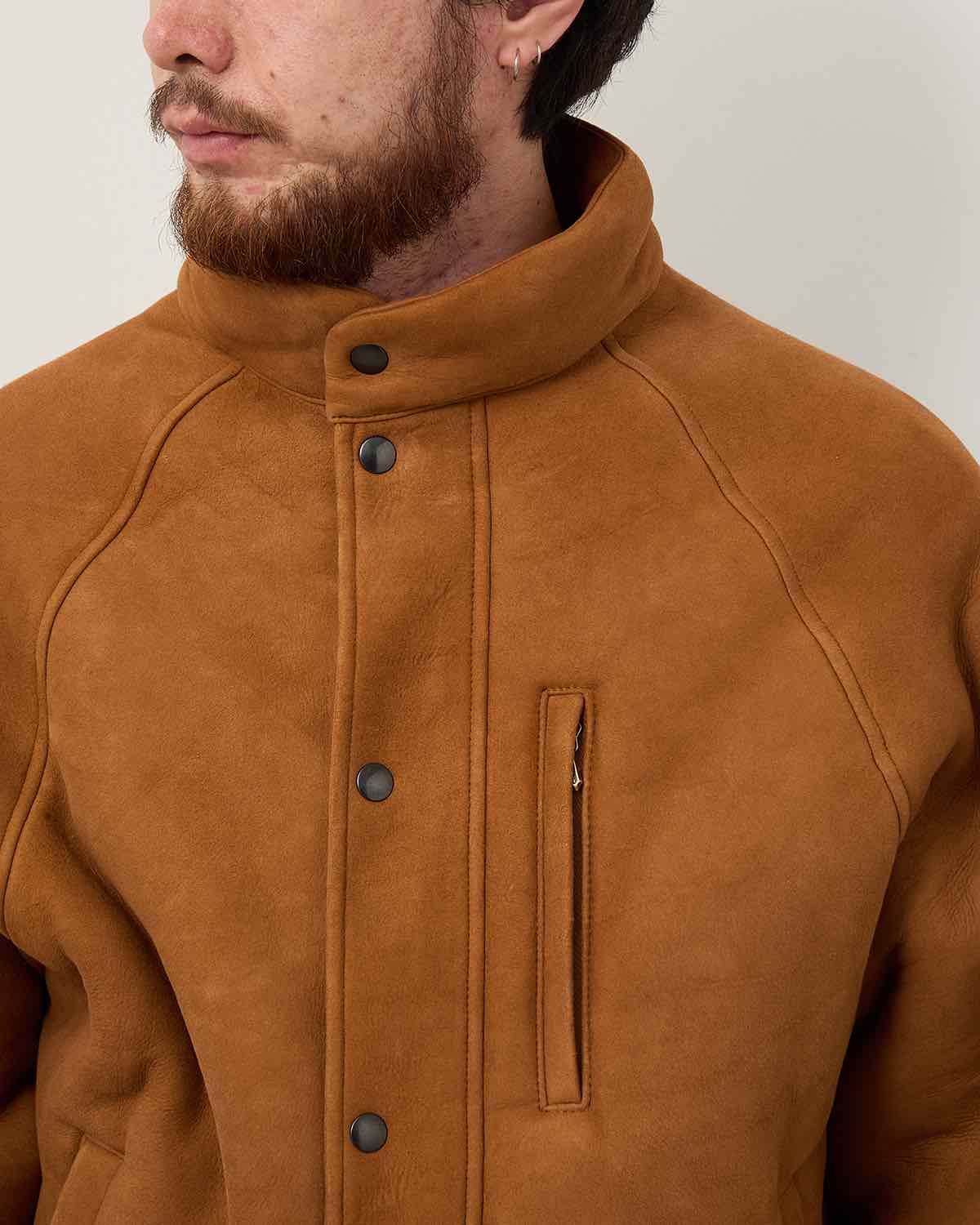 VINTAGE MOUTON SKI DOWN JACKET