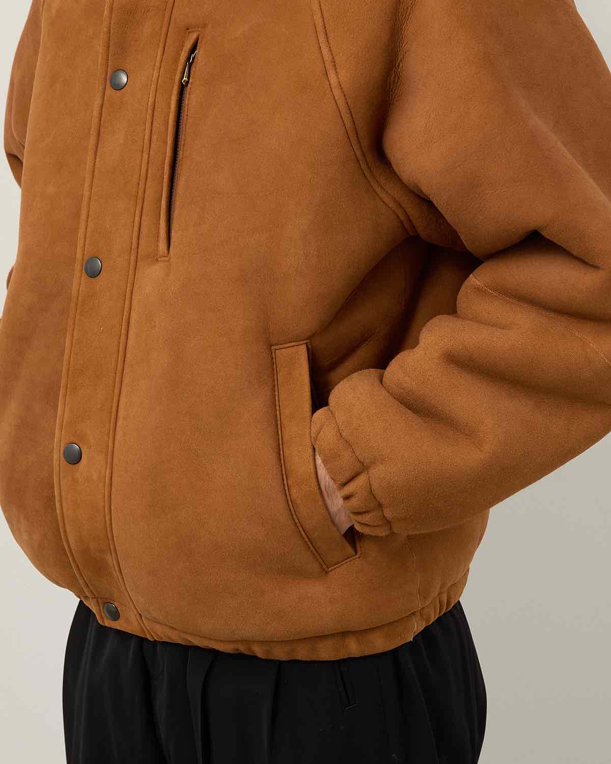 VINTAGE MOUTON SKI DOWN JACKET