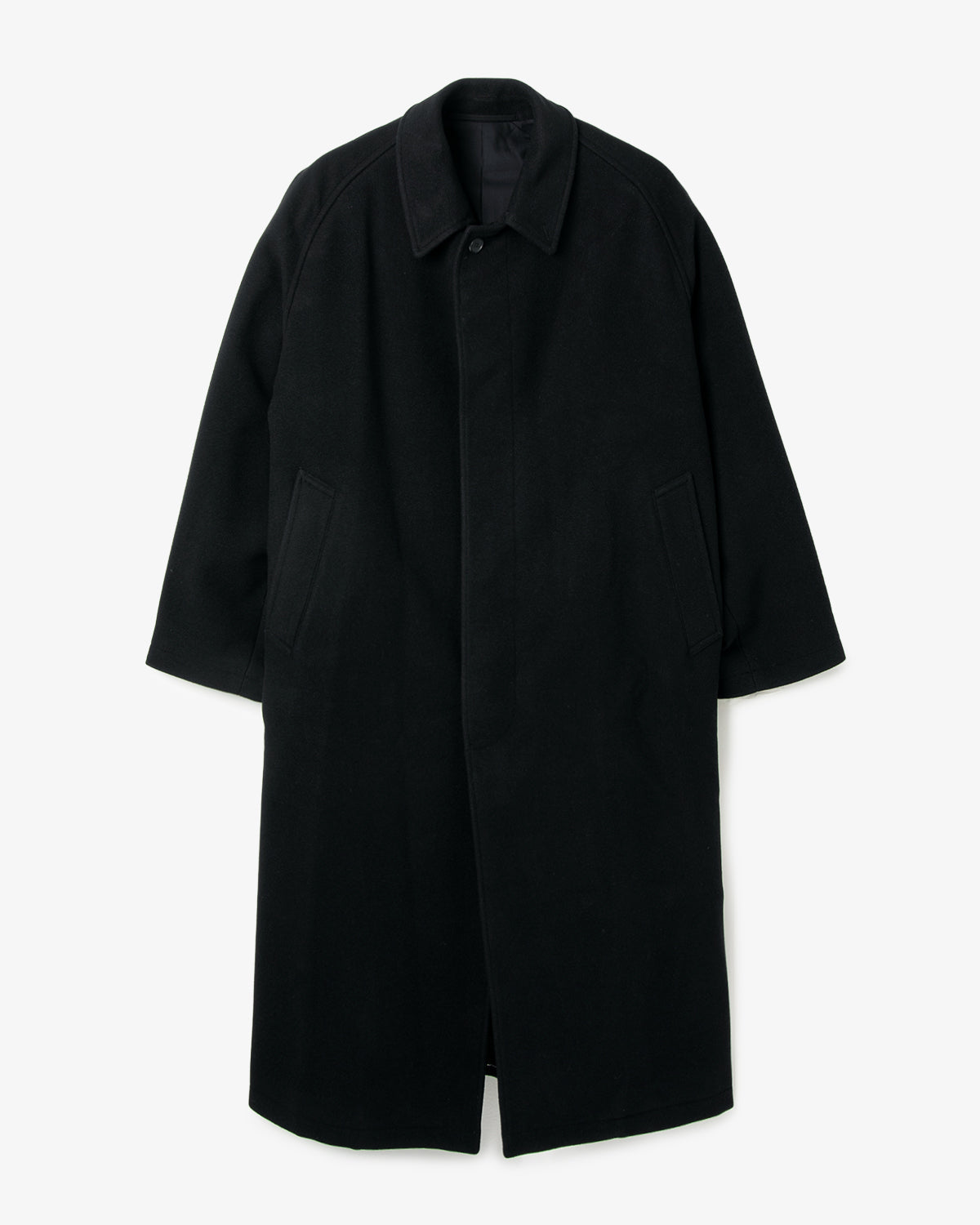 CASHMERE SILK BALMACAAN LONG COAT