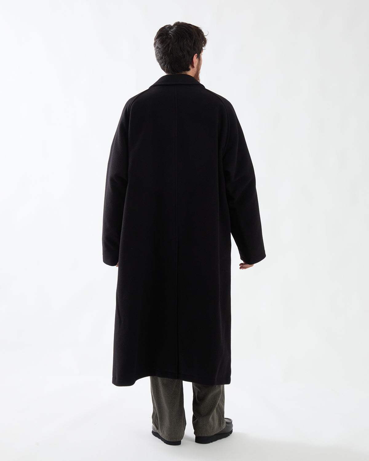 CASHMERE SILK BALMACAAN LONG COAT