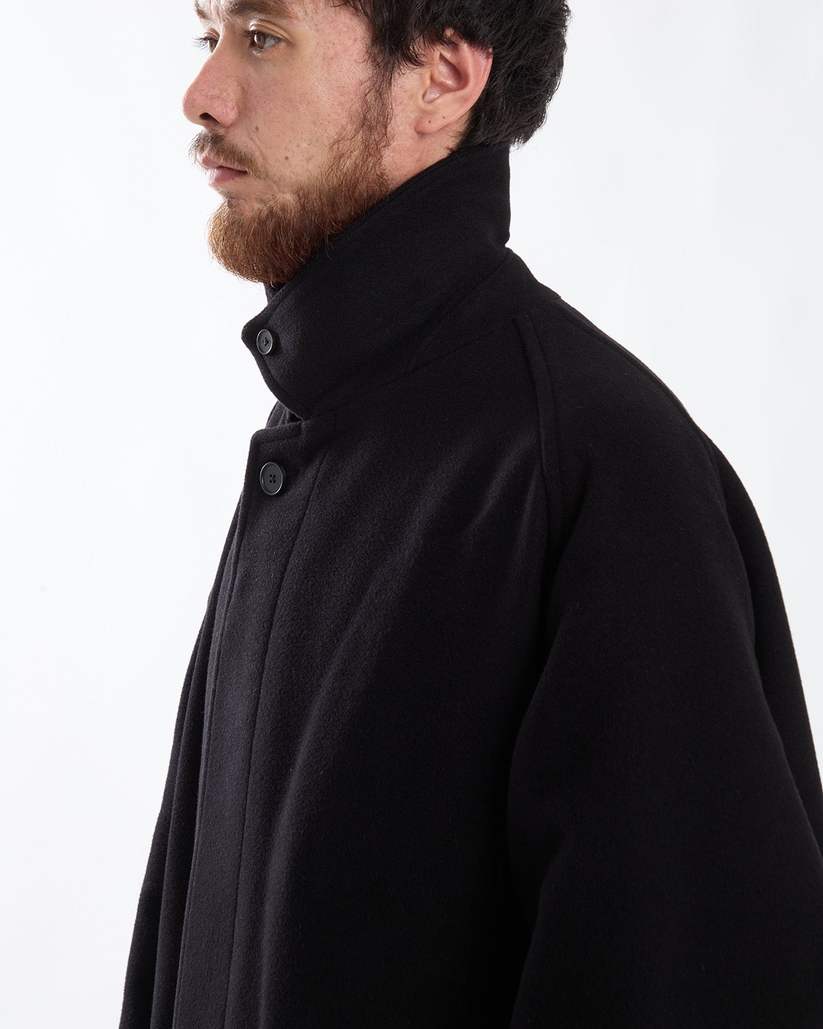 CASHMERE SILK BALMACAAN LONG COAT