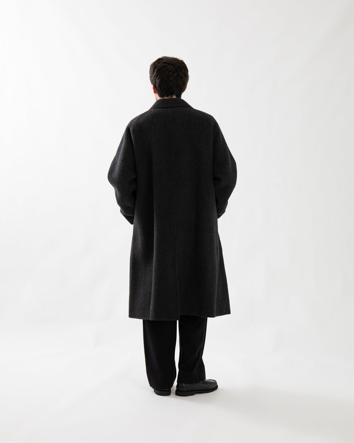 CASHMERE MELTON LONG COAT