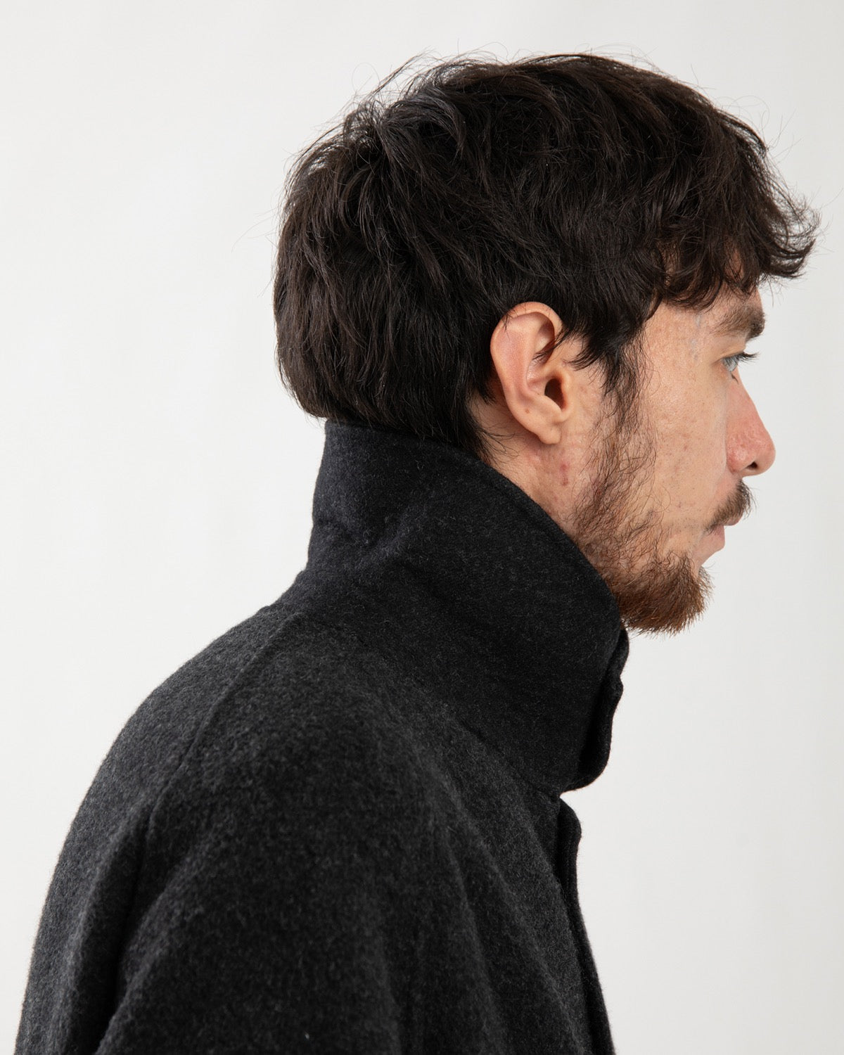 CASHMERE MELTON LONG COAT