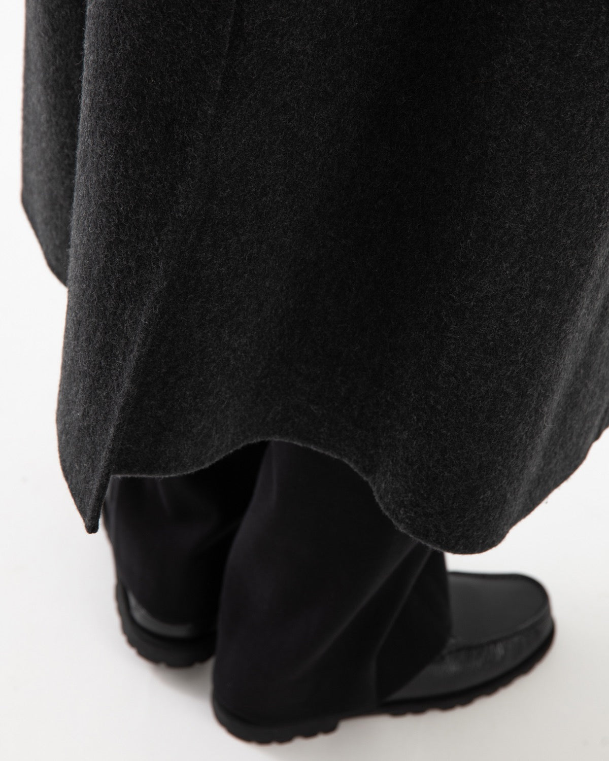 CASHMERE MELTON LONG COAT