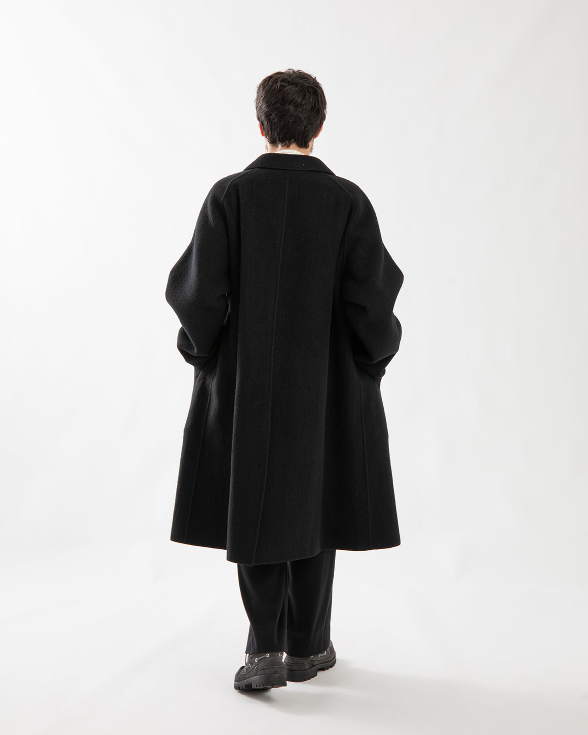 CASHMERE MELTON LONG COAT