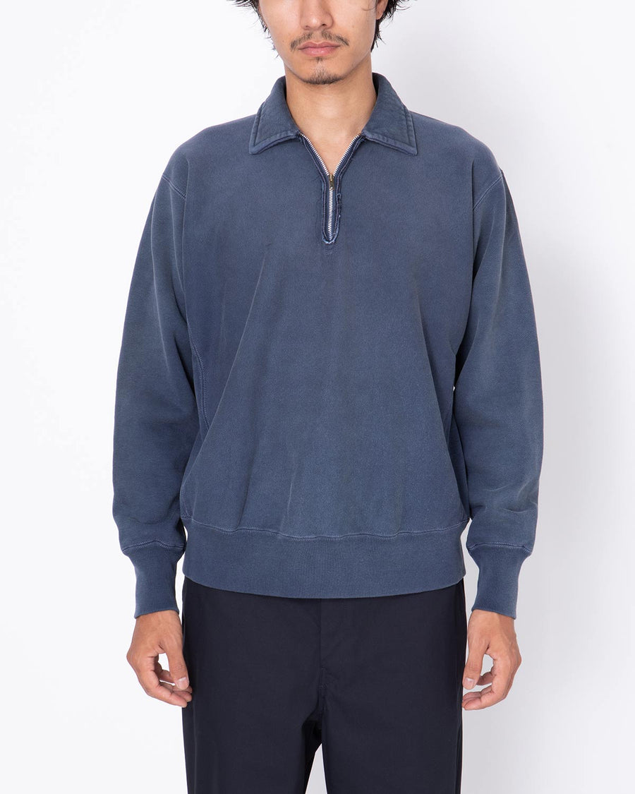 『A.PRESSE』"Vintage Half Zip Sweatshirt"