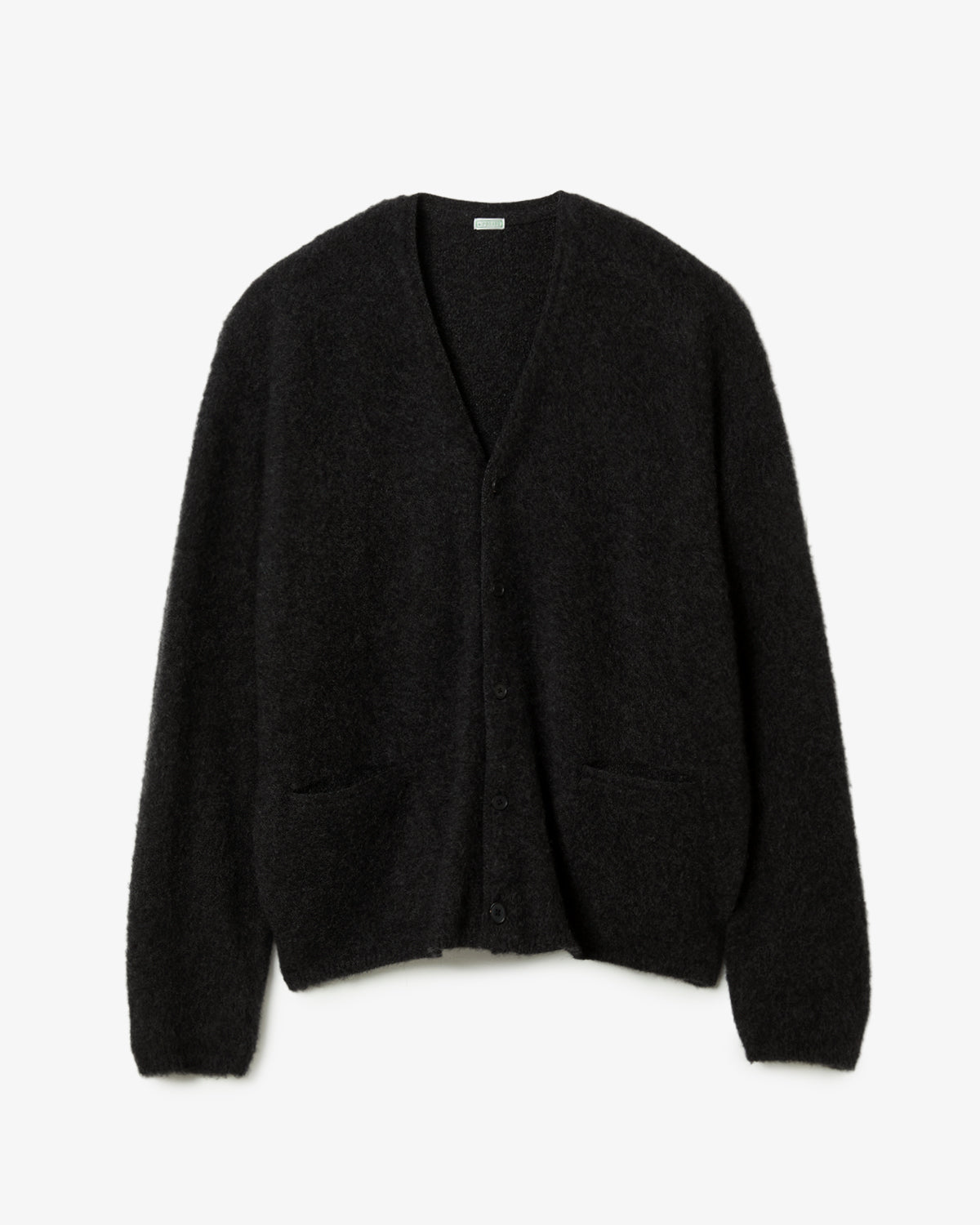 BRUSHED CASHMERE MIDDLE GAUGE CARDIGAN
