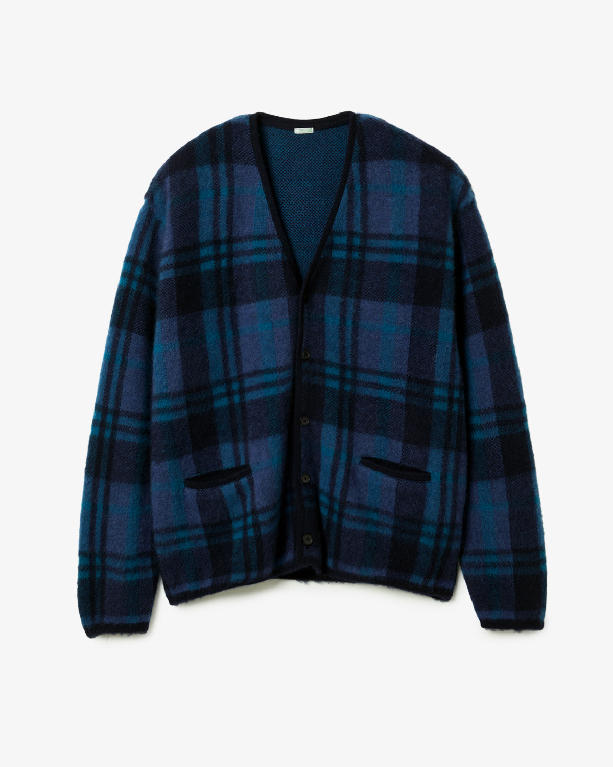 BRUSHED CASHMERE MIDDLE GAUGE CARDIGAN