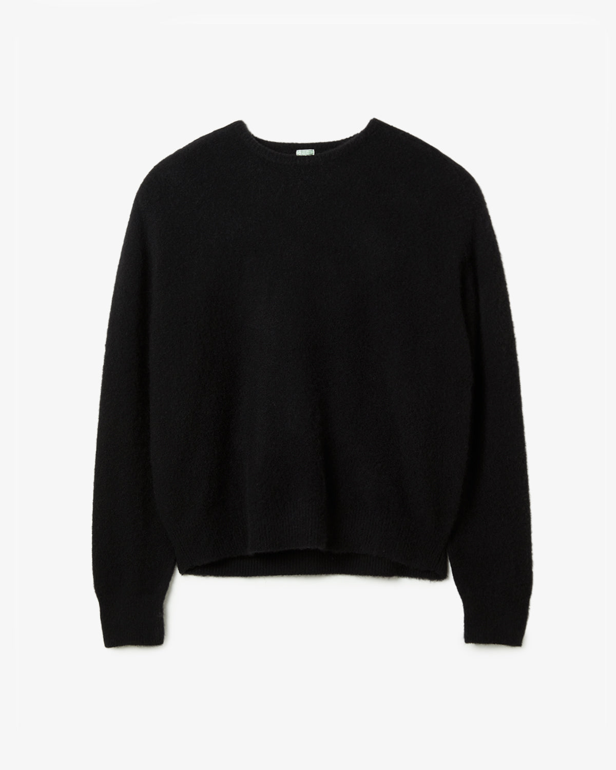 BRUSHED CASHMERE MIDDLE GAUGE PULLOVER SWEATER