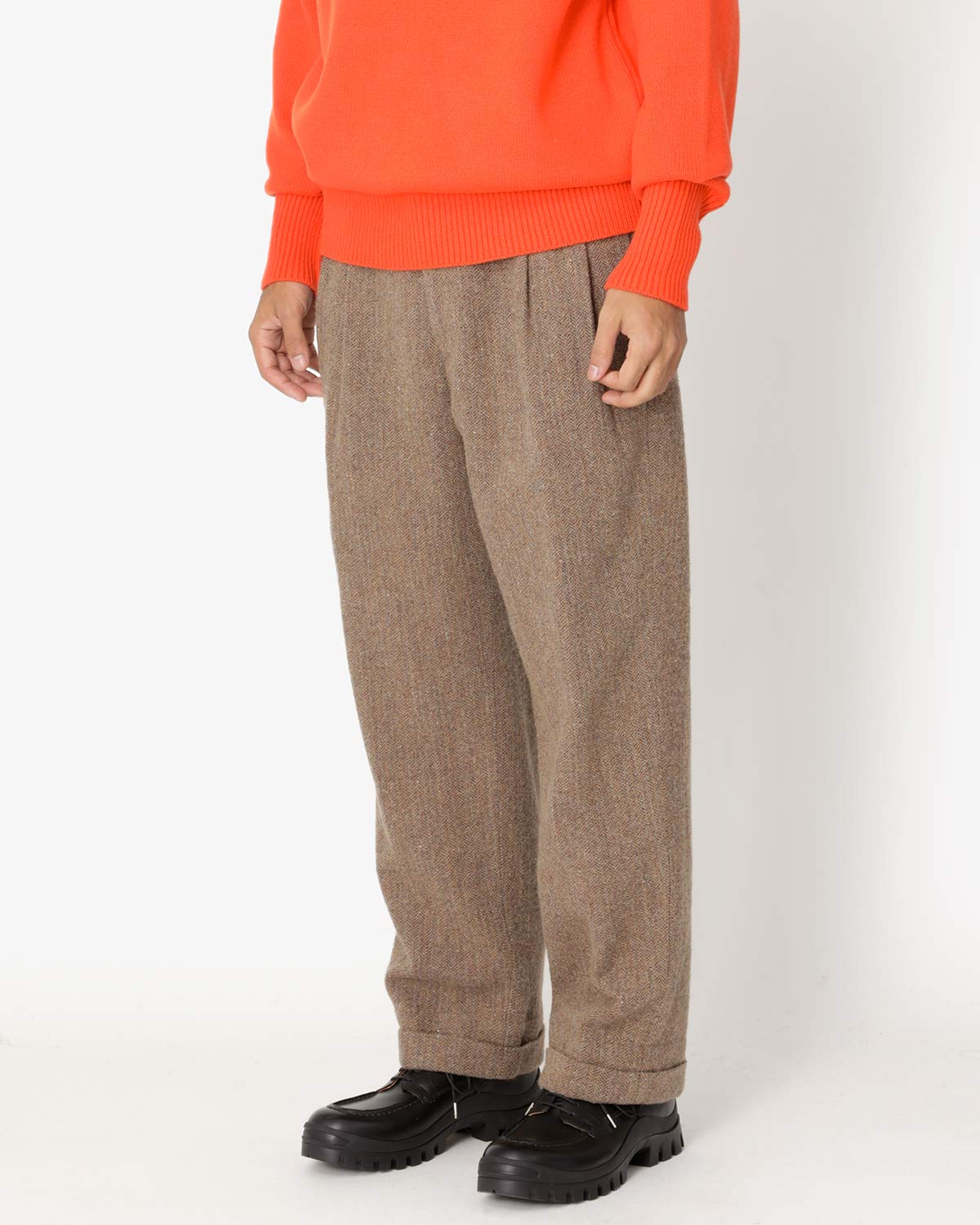 Menswear | Volk Wool Trousers, Hazel