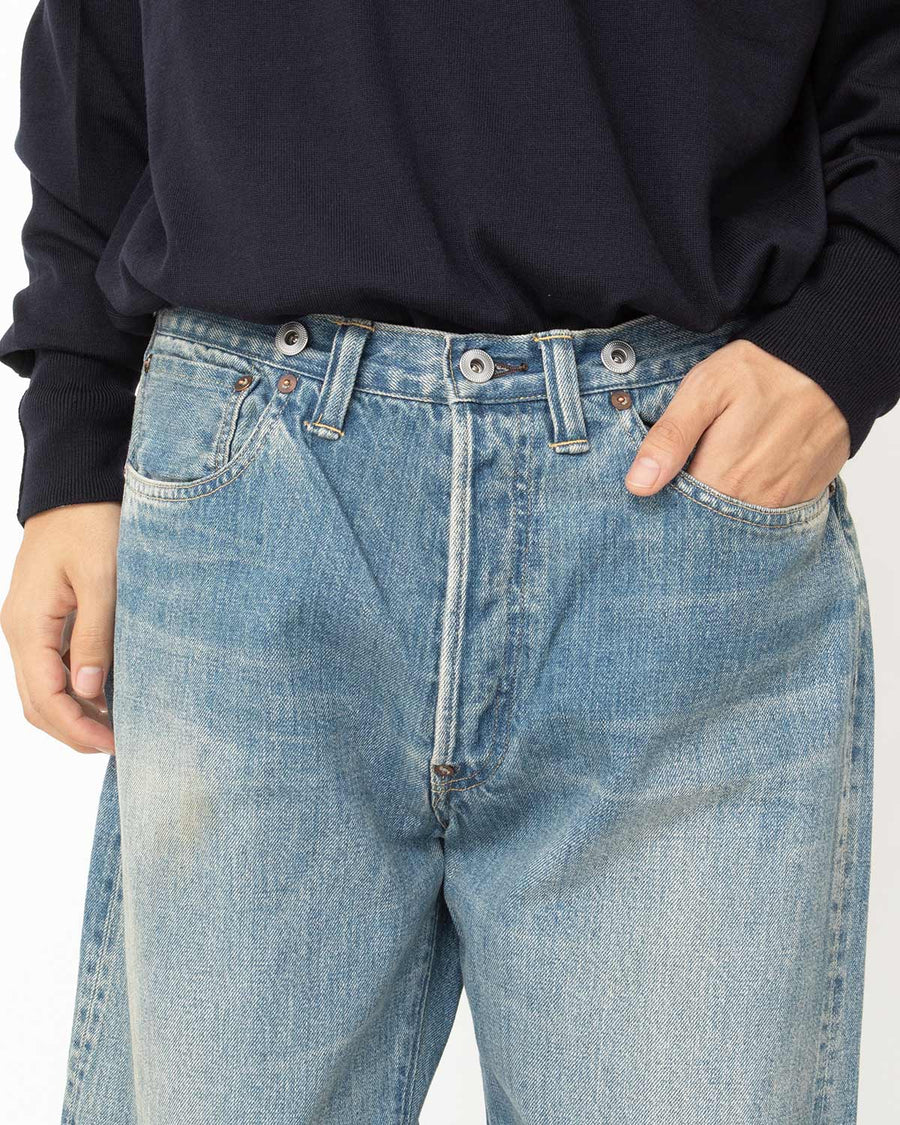 NO.2 WASHED DENIM PANTS