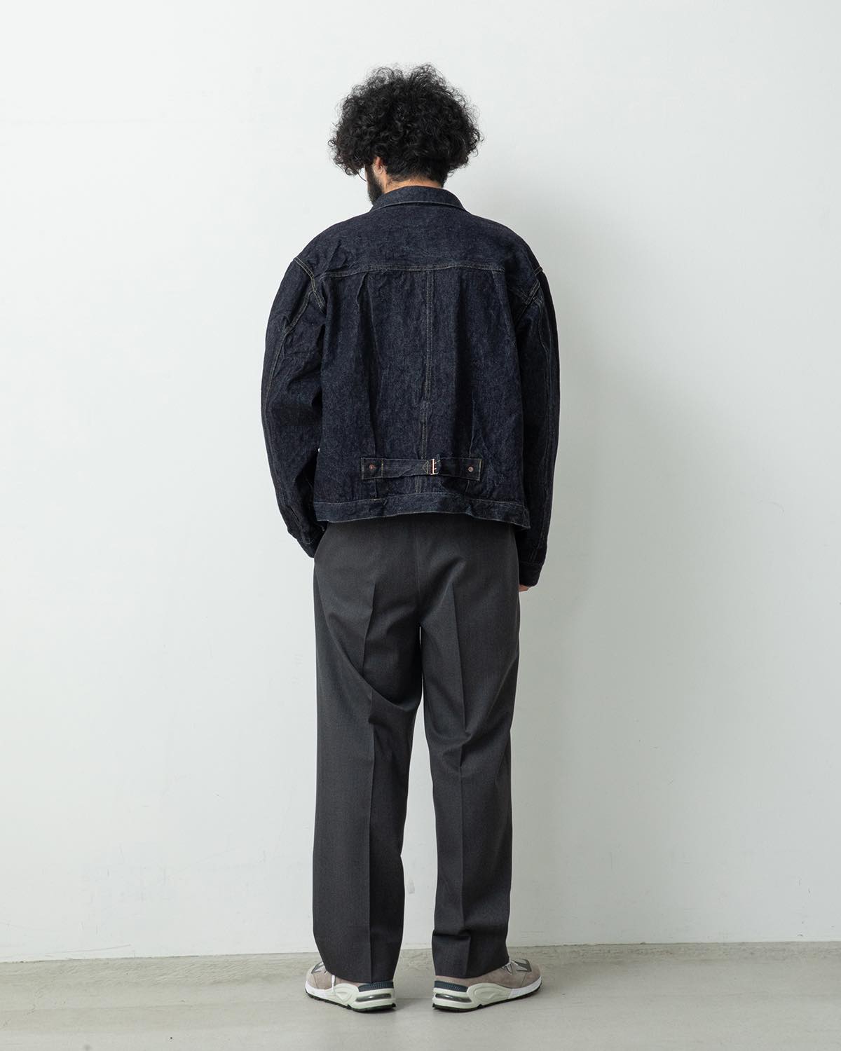 WOOL KERSEY TROUSERS