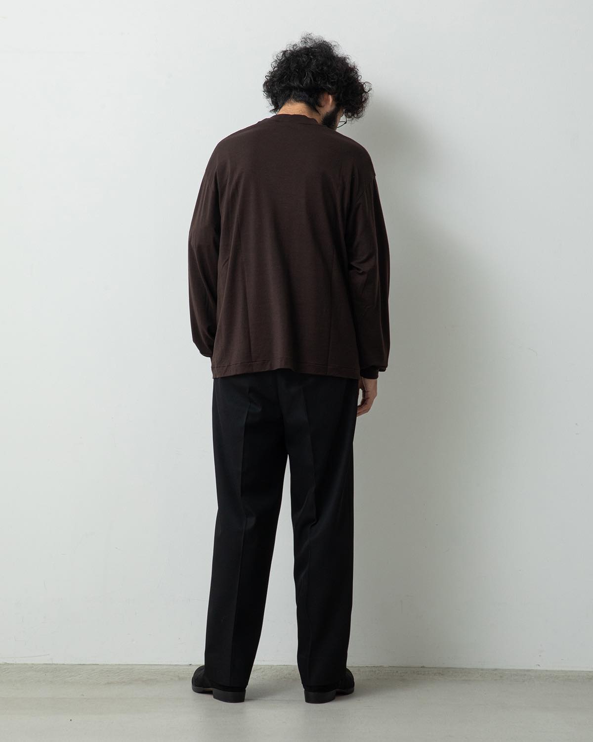 WOOL KERSEY TROUSERS