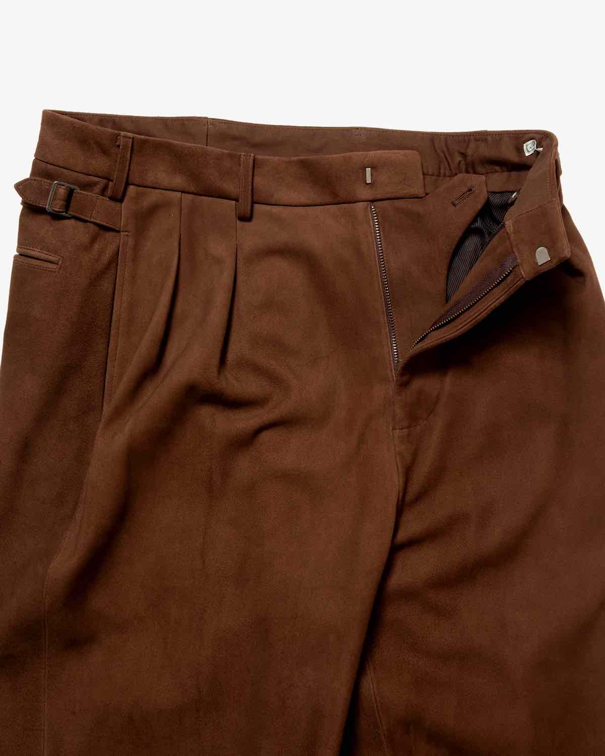 SUEDE TROUSERS