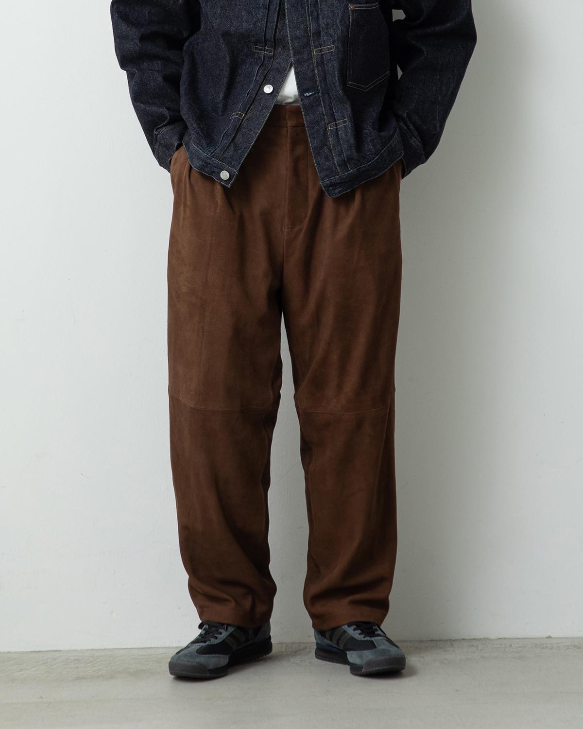 SUEDE TROUSERS