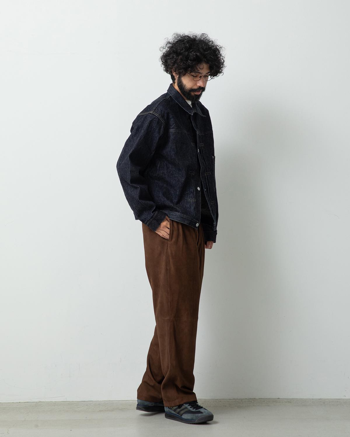 SUEDE TROUSERS