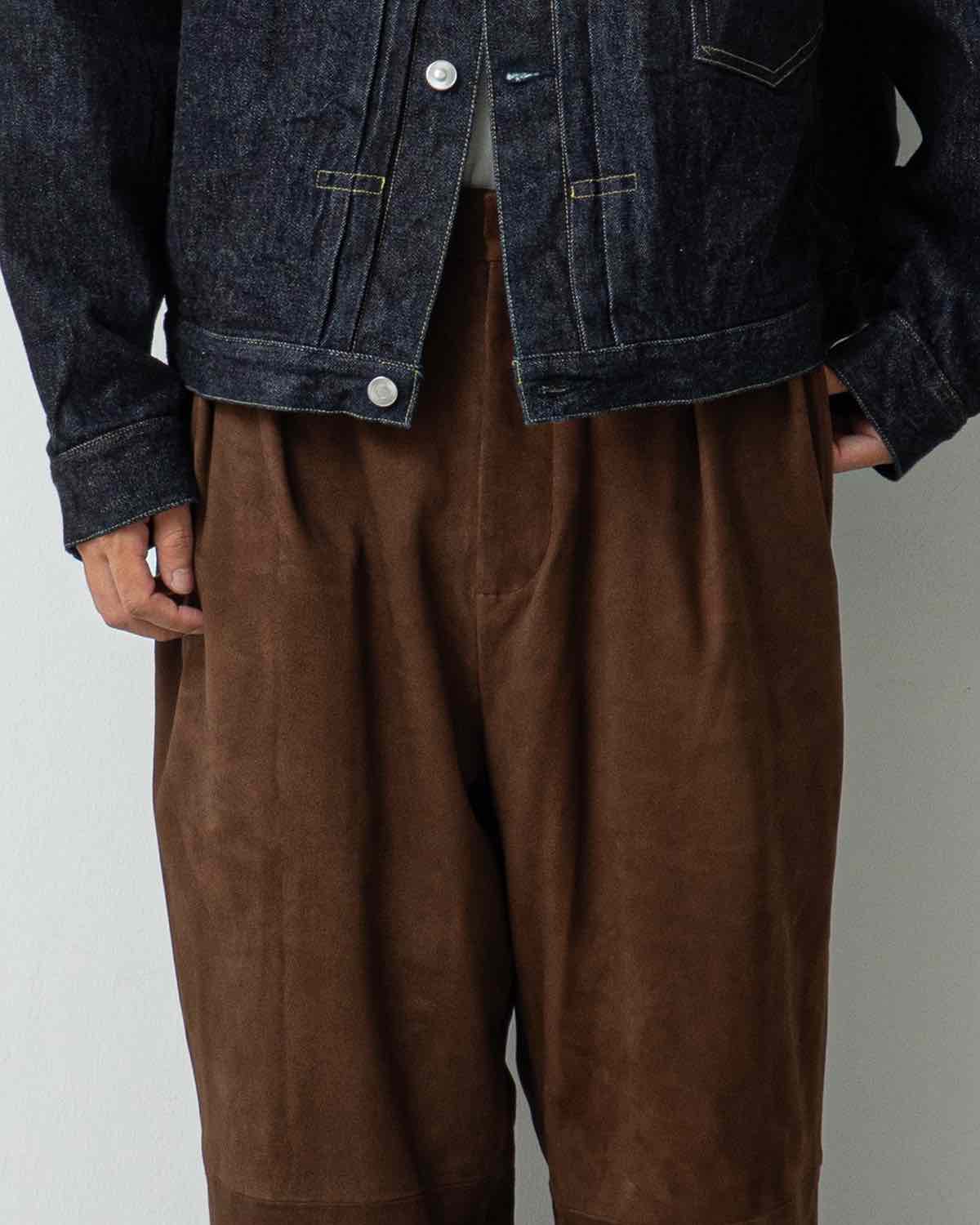 SUEDE TROUSERS