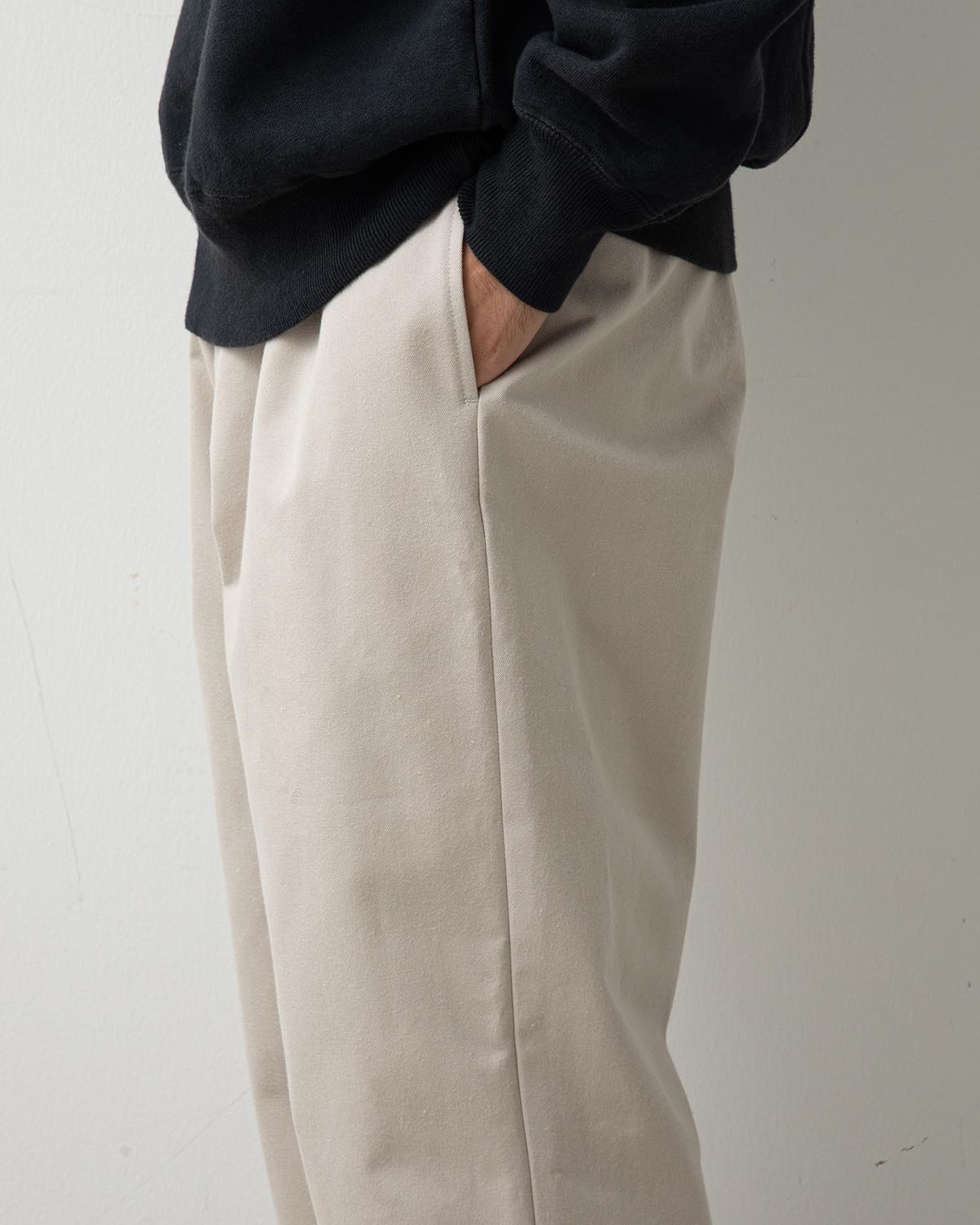 TYPE.1 SILK BLEND CHINO TROUSERS