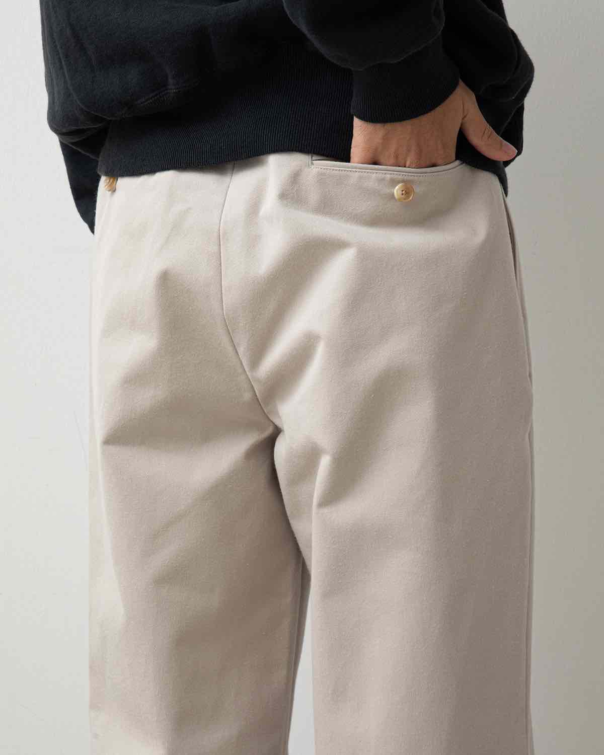 TYPE.1 SILK BLEND CHINO TROUSERS