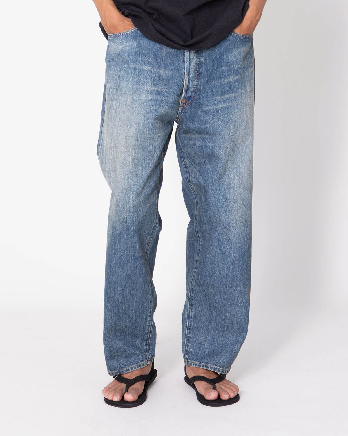 NO.22 WASHED WIDE DENIM PANTS