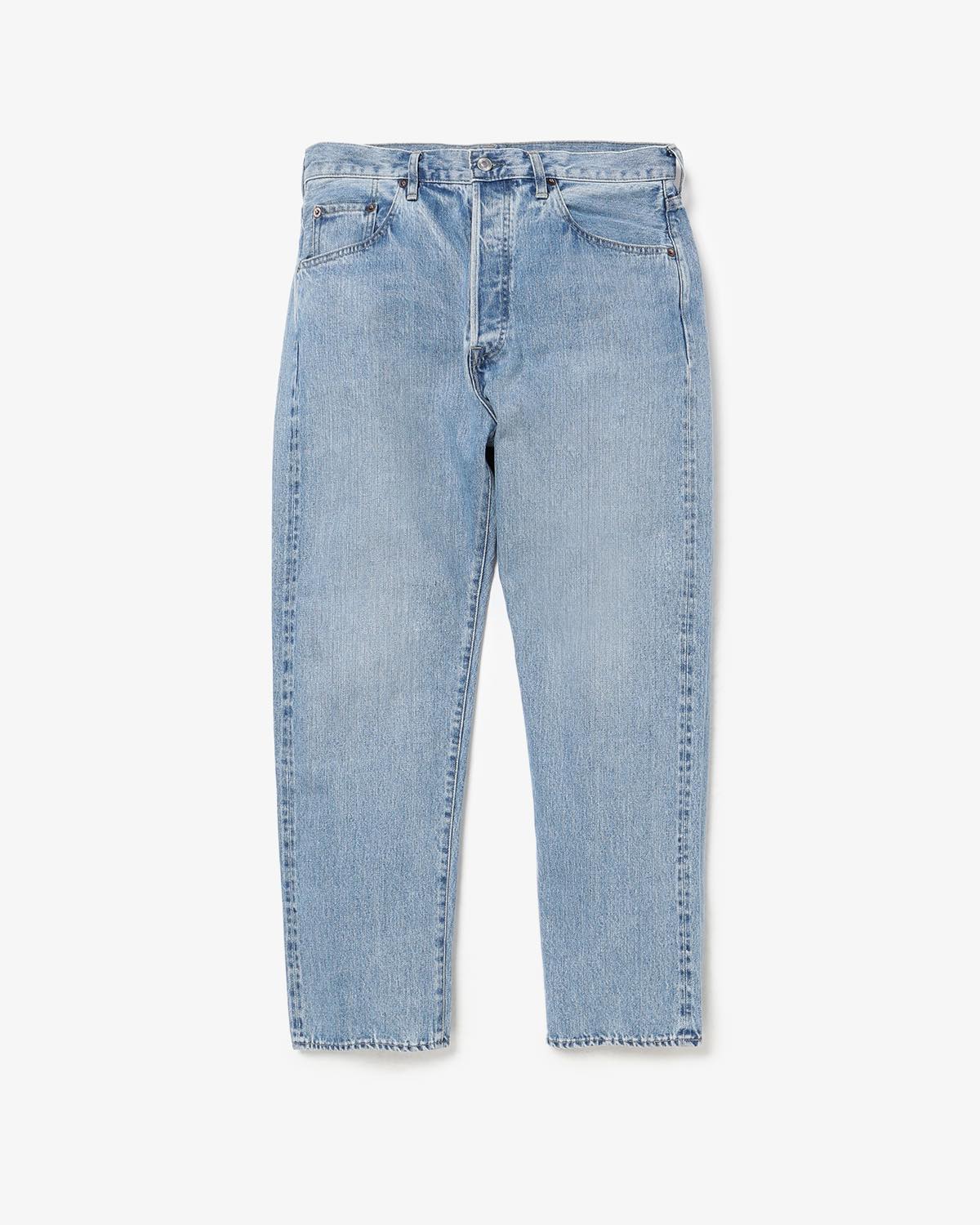 WASHED DENIM PANTS