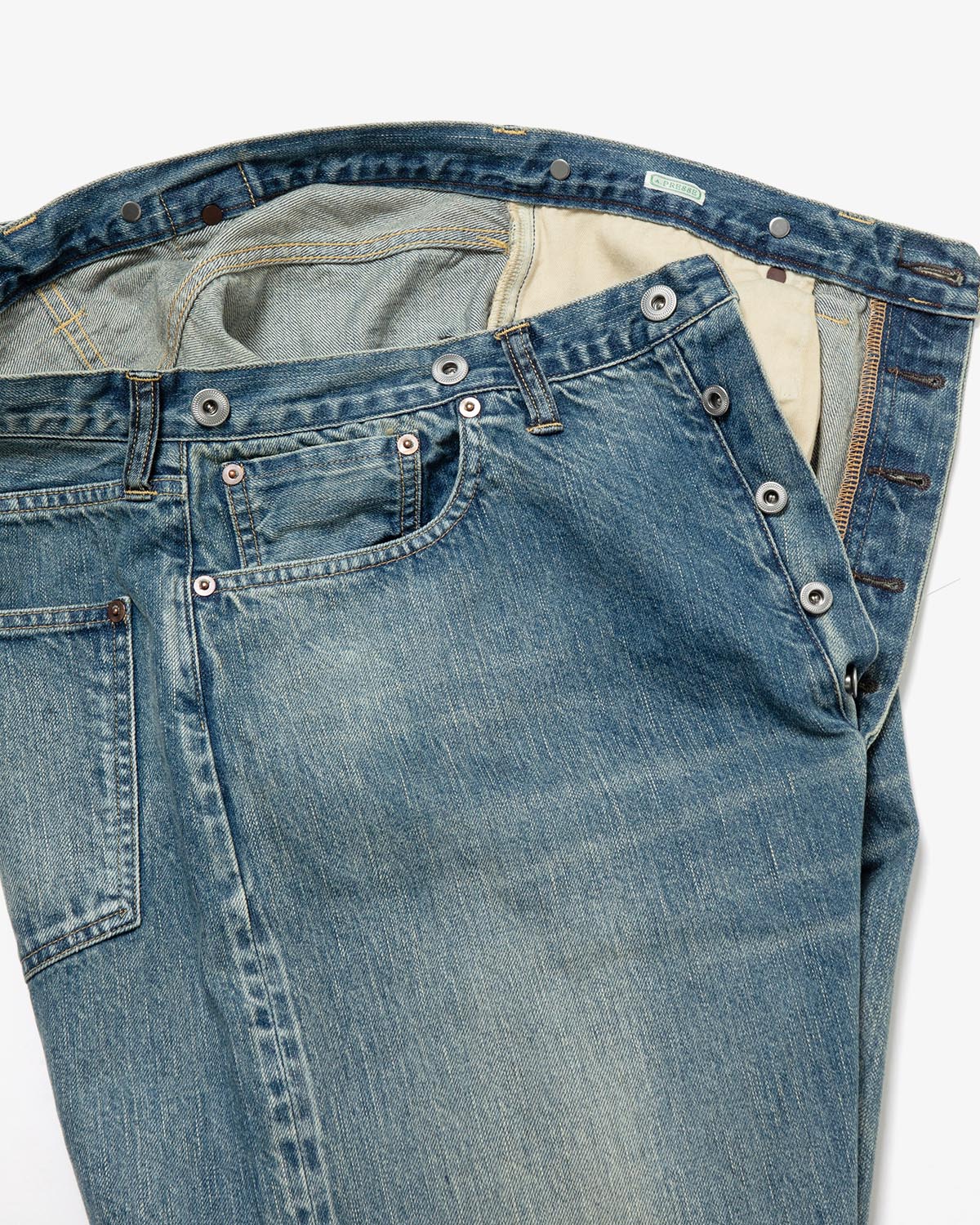 NO.22 WASHED WIDE DENIM PANTS