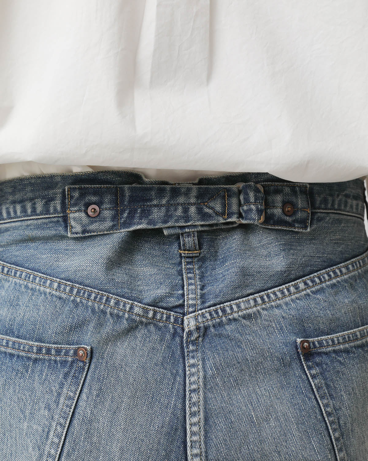 NO.22 WASHED WIDE DENIM PANTS