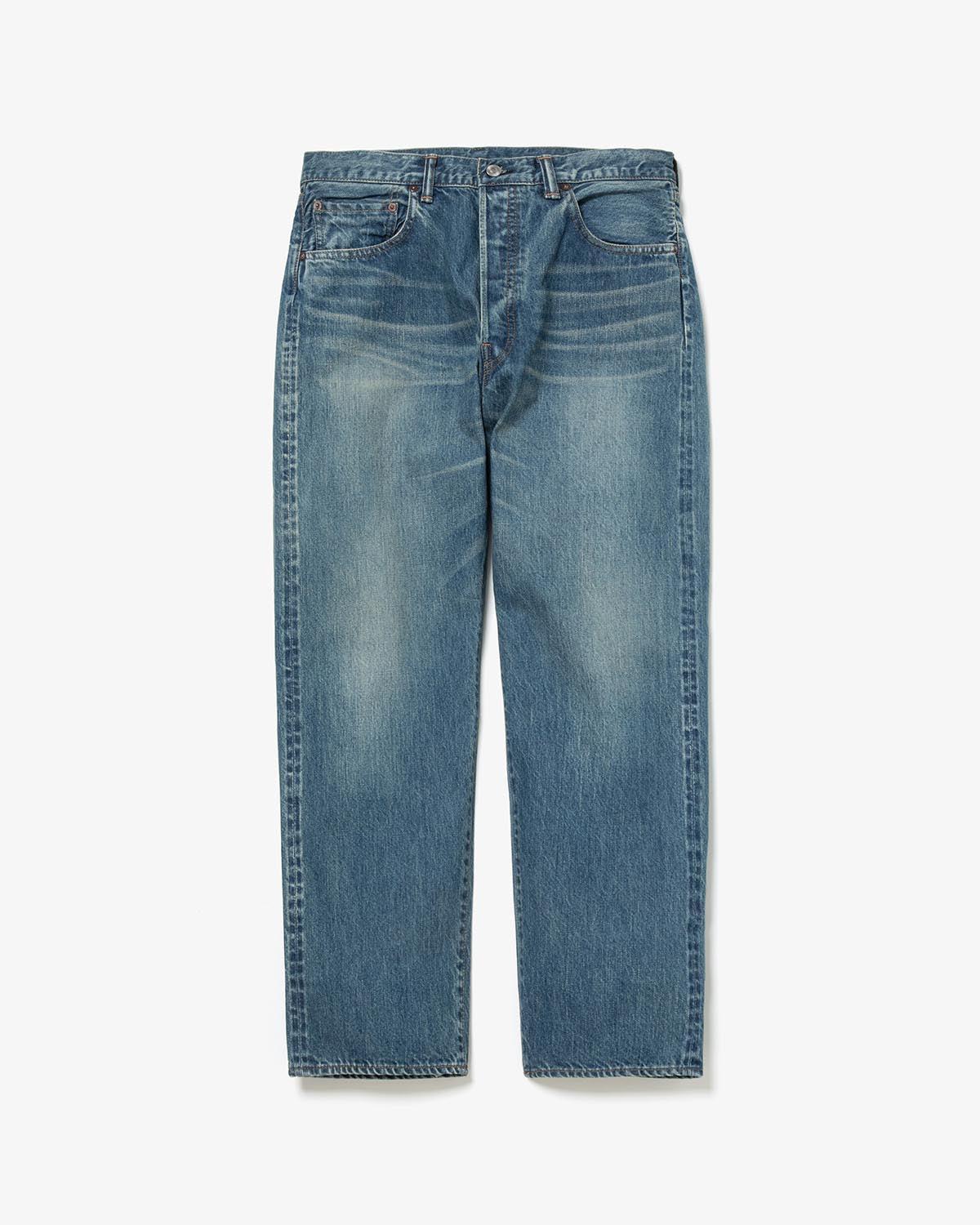 WASHED DENIM PANTS E