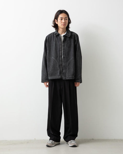 パンツ a.presse Wool Trousers WOOL WIDE TAPERED TROUSERS – COVERCHORD