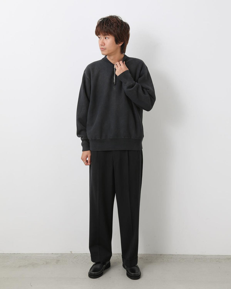 WOOL WIDE TAPERED TROUSERS – COVERCHORD