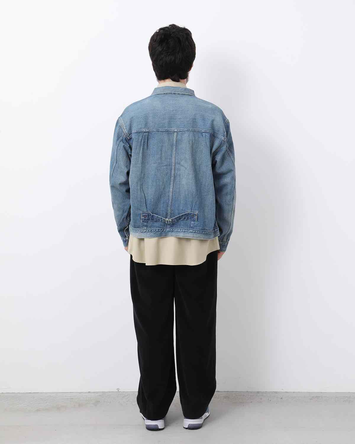 COTTON VELOUR WIDE TROUSERS