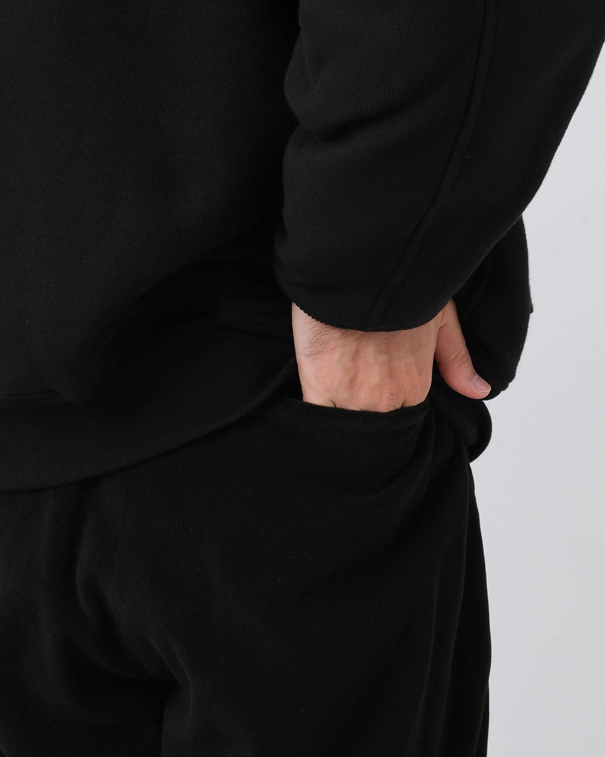 COTTON VELOUR WIDE TROUSERS