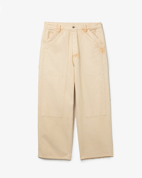 パンツ Vintage Silk Hemp Double Knee Pants A.PRESSE / Vintage Silk Hemp Double Knee Pants (Beige) | twelve