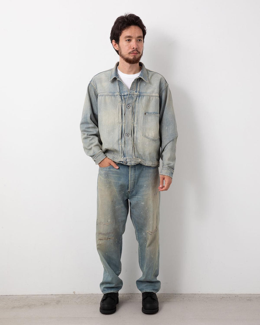 NO.37 WASHED WIDE DENIM PANTS – COVERCHORD