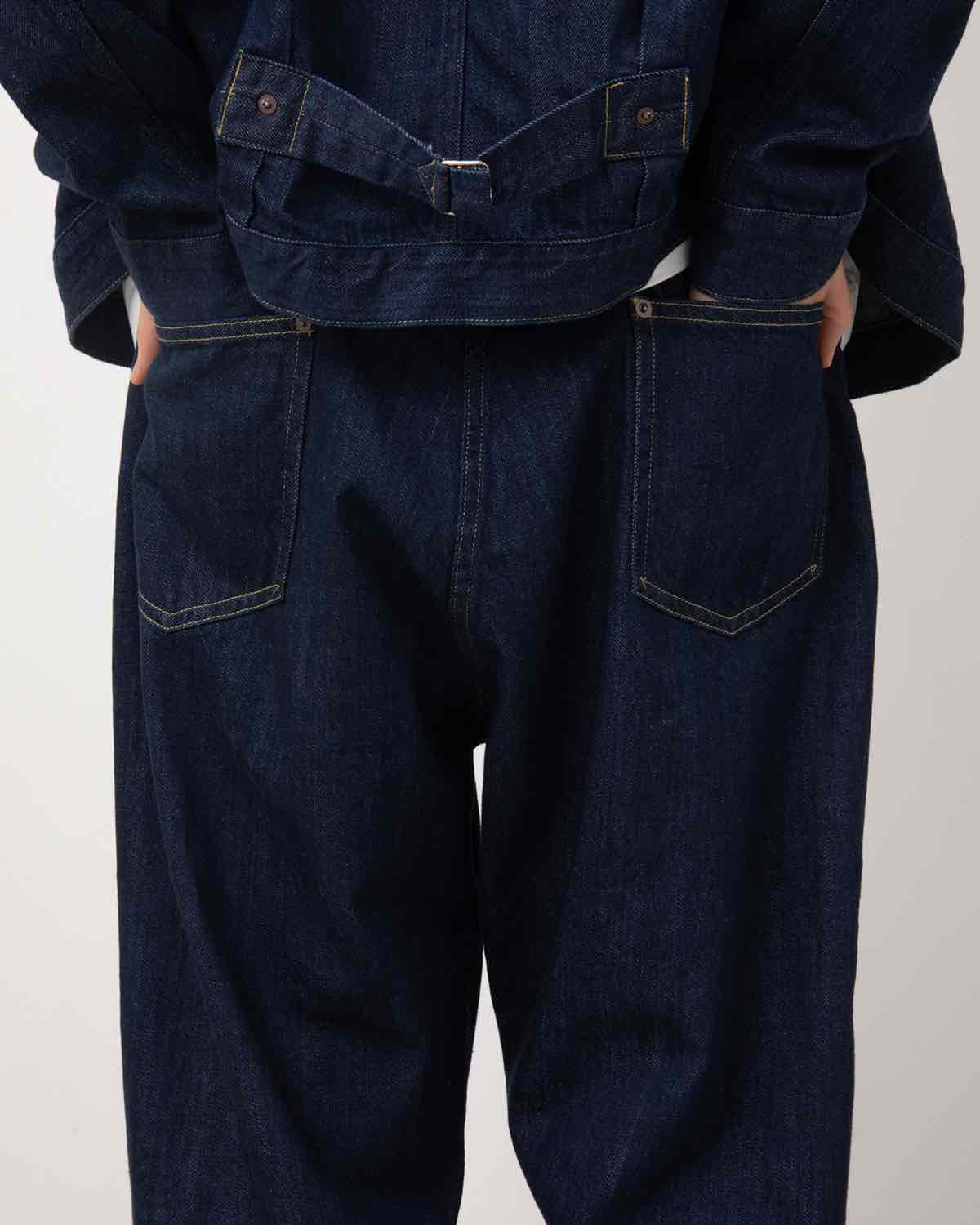 NO.22 WASHED WIDE DENIM PANTS