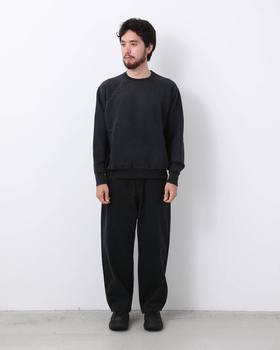 BLACK WASHED WIDE DENIM PANTS – COVERCHORD