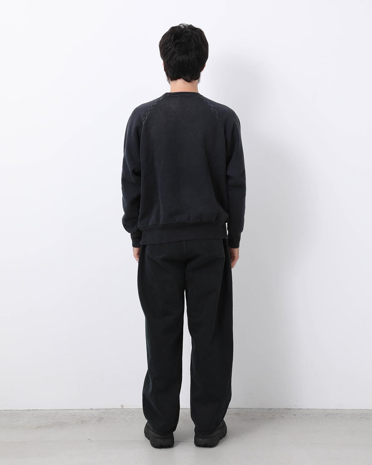 BLACK WASHED WIDE DENIM PANTS – COVERCHORD