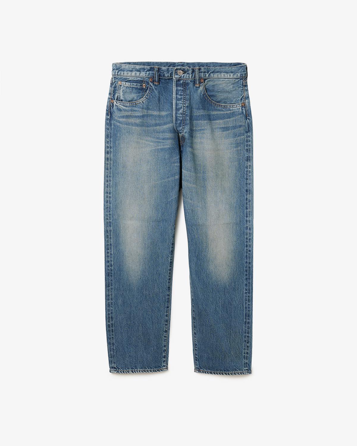 WASHED DENIM PANTS E