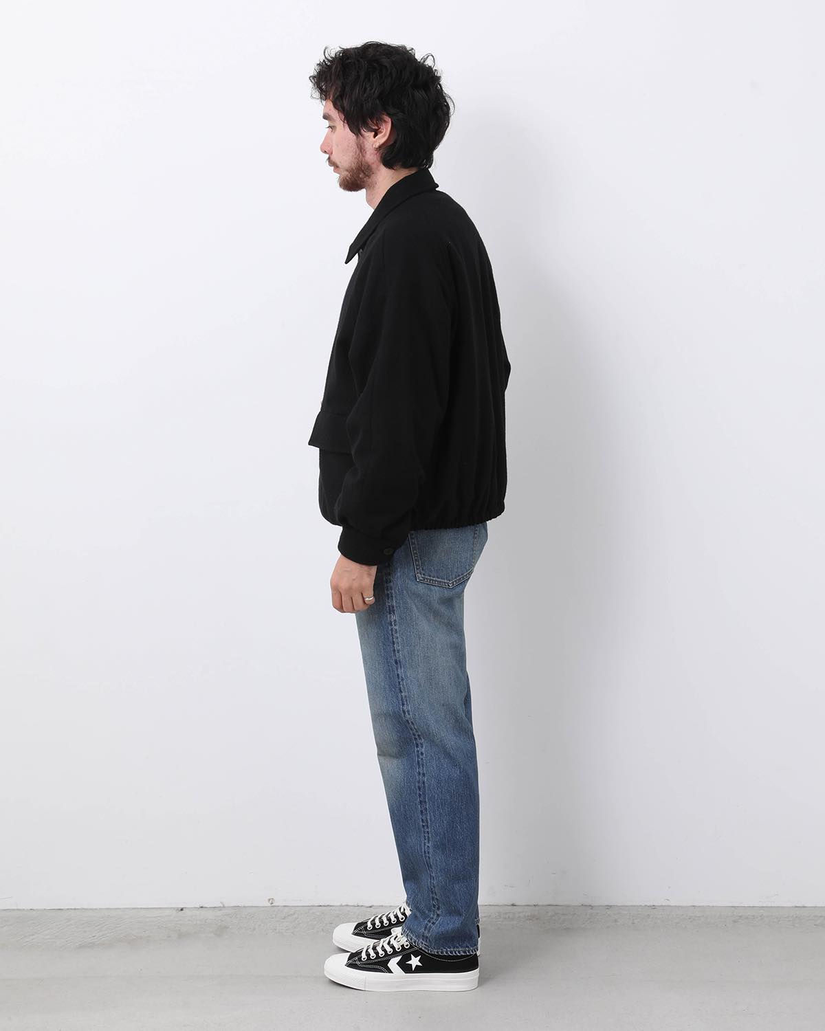 WASHED DENIM PANTS E