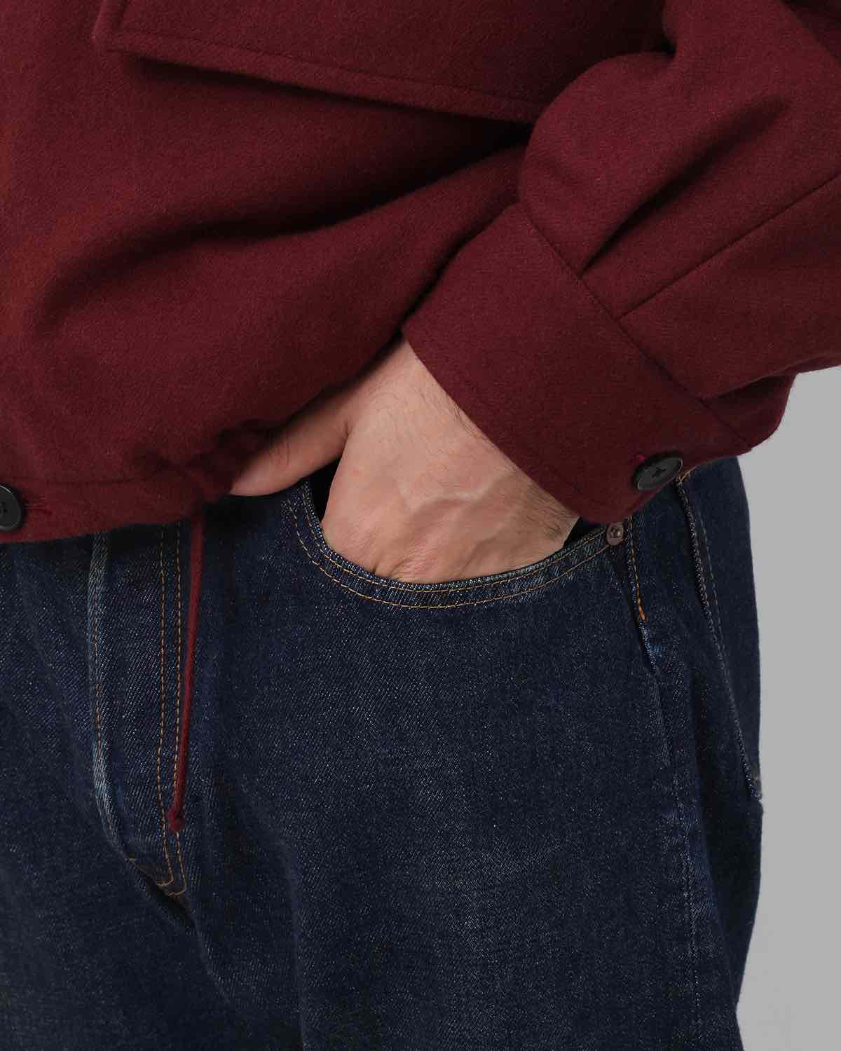 WASHED DENIM PANTS E