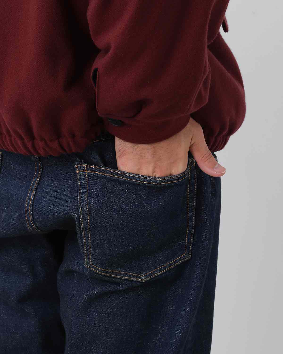 WASHED DENIM PANTS E