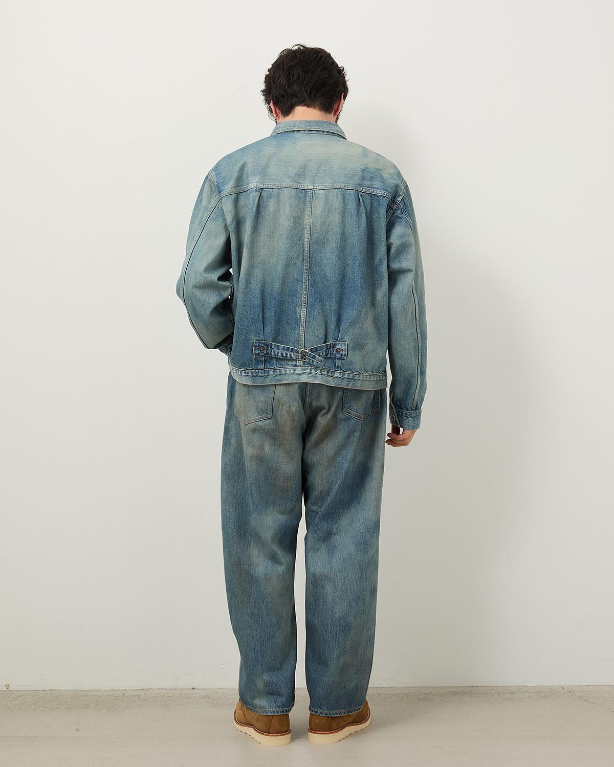 NO.37 WASHED WIDE DENIM PANTS