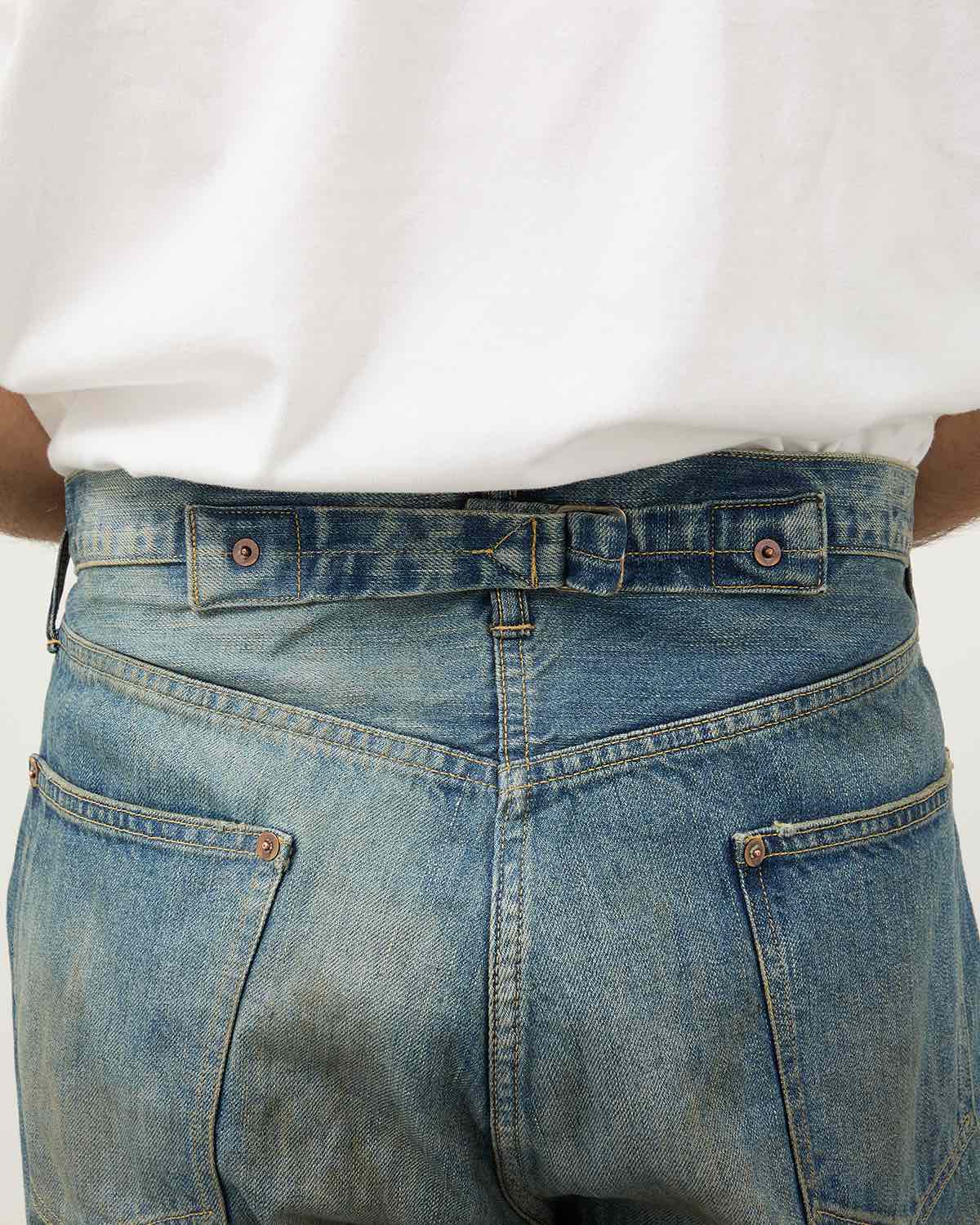 NO.37 WASHED WIDE DENIM PANTS