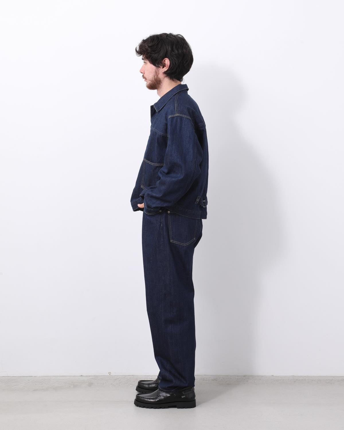 NO.22 WASHED WIDE DENIM PANTS