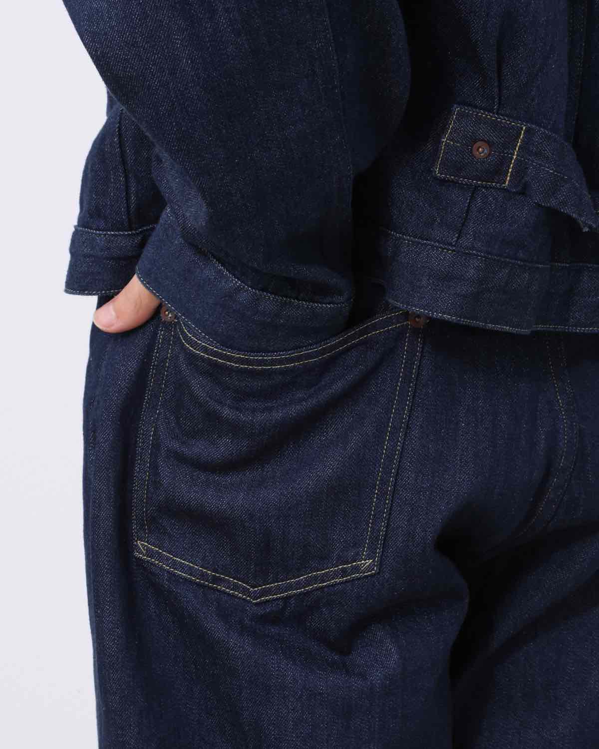 NO.22 WASHED WIDE DENIM PANTS