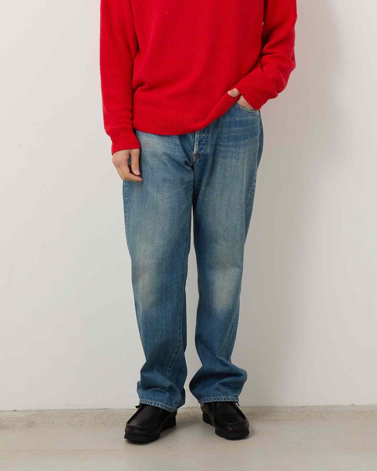 NO.2 WASHED DENIM PANTS