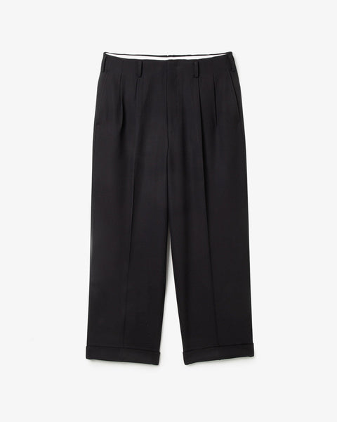 WOOL WIDE TAPERED TROUSERS – COVERCHORD