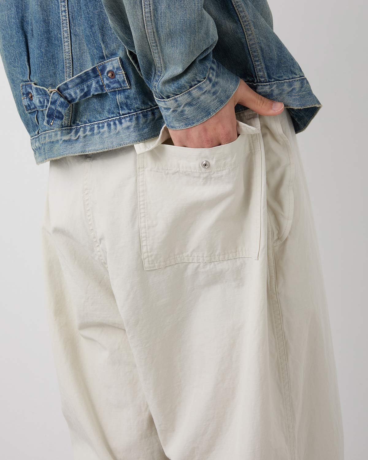 COTTON SILK BACK GABARDINE M-51 OVER PANTS