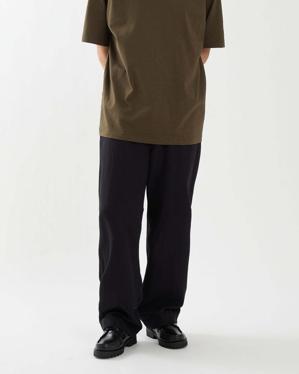 VINTAGE SILK COTTON WORK PANTS