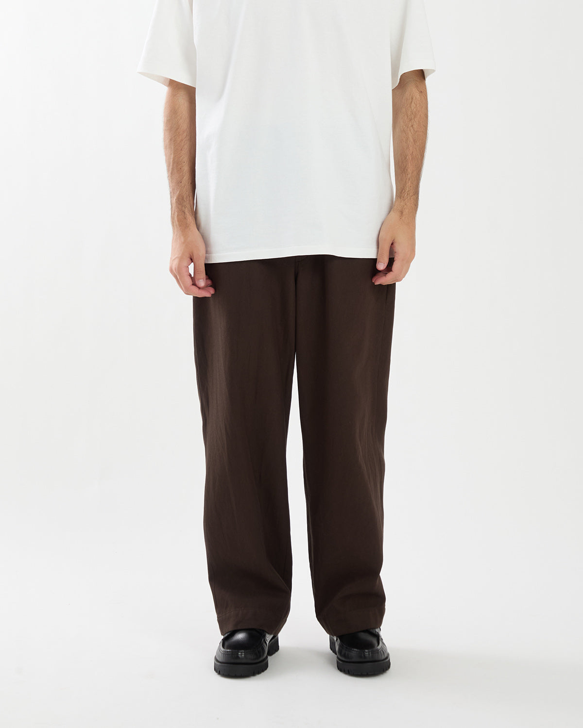 VINTAGE SILK COTTON WORK PANTS